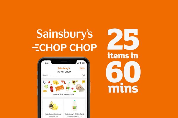 Sainsbury's Chop Chop app.
